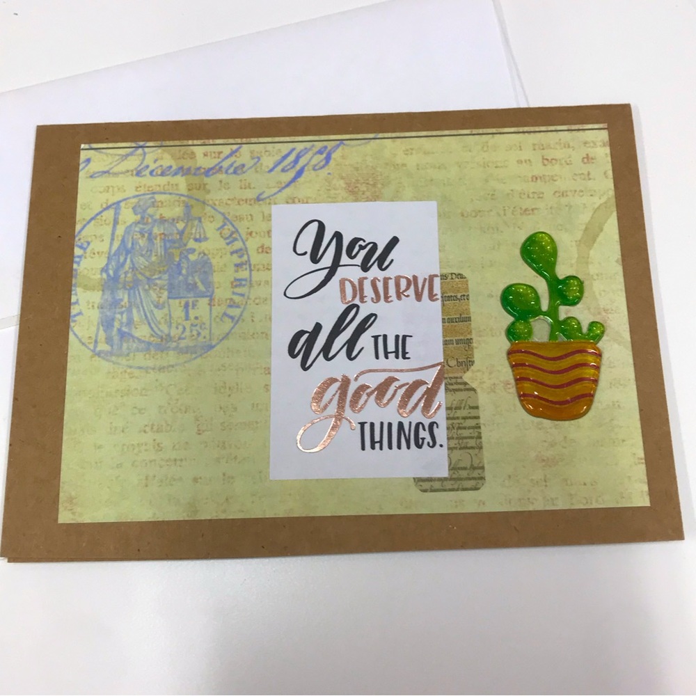Handmade card 💜
